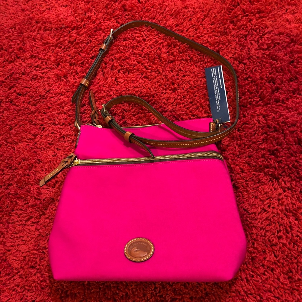 Dooney & Bourke Hot Pink Crossbody Bag NWT